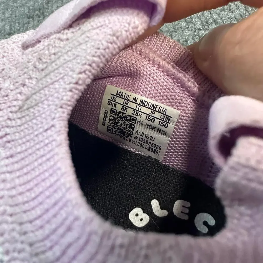 Adidas Kid's BubbleComfy Toddler Shoes Pink Slip On Sportswear Sneakers 8.5